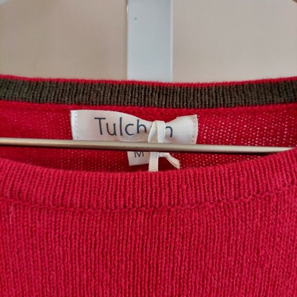 NWT Tulchan Sweater Large Floral Graphic Size Medium Wool Blend - Picture 4 of 8